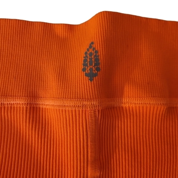 Free People Free Throw Shorts in Burning Up NEON Orange•XS - Picture 7 of 9
